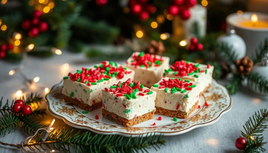 Christmas Cheesecake Bars