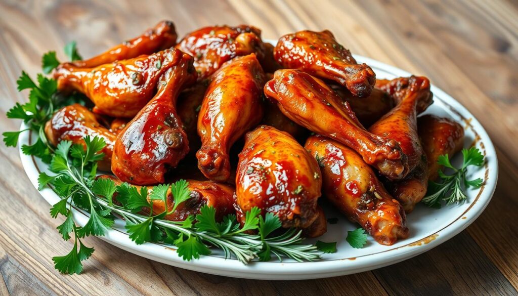 Juicy turkey wings