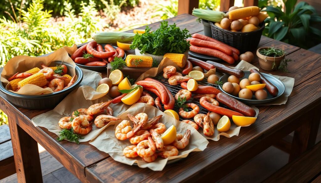 Low Country Boil Presentation