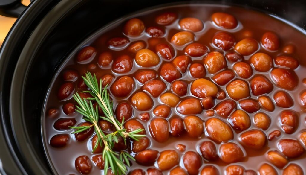 slow cooker baked beans