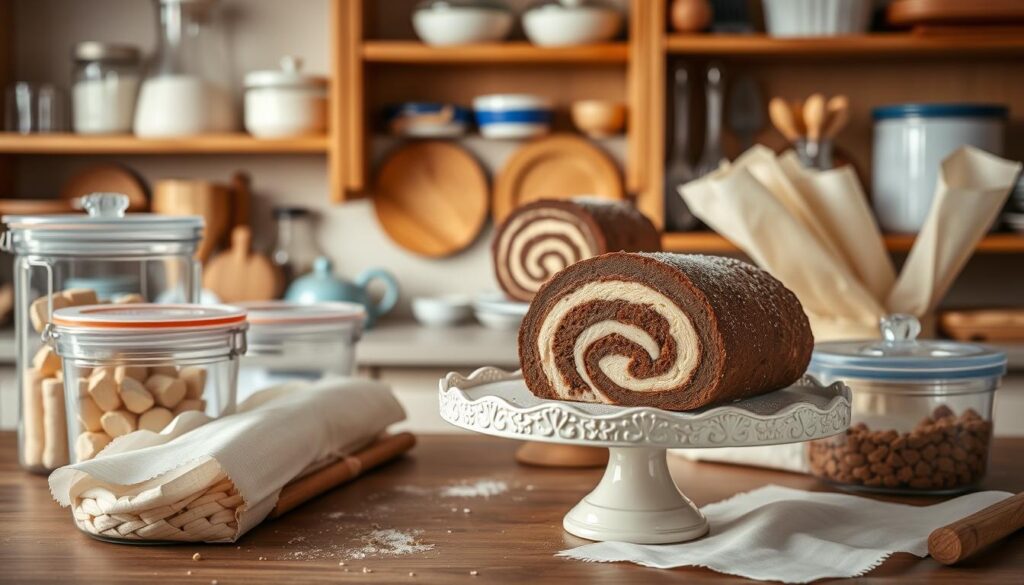 Chocolate Swiss Roll Storage Tips