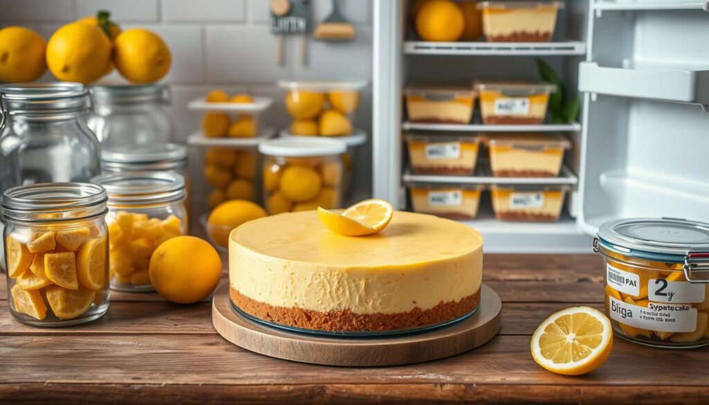 Lemon Cheesecake Storage Techniques