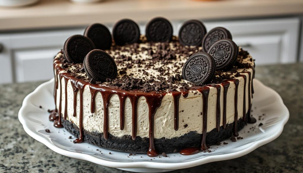 Oreo Crumbs Cheesecake Decoration