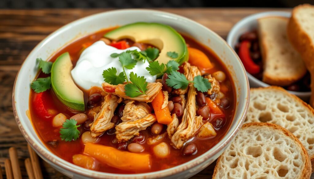 Pulled Chicken Chili