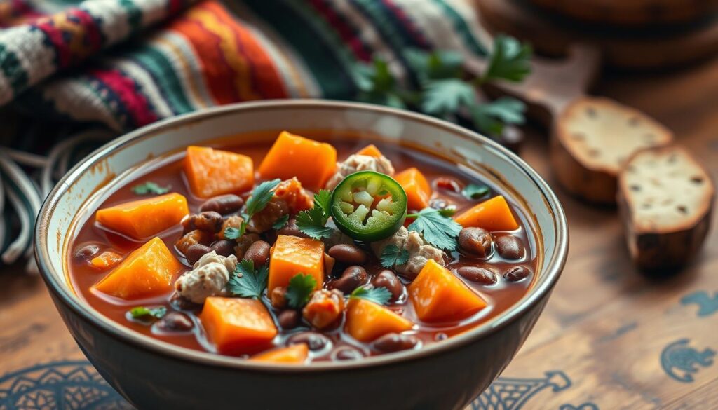 Sweet Potato Chicken Chili